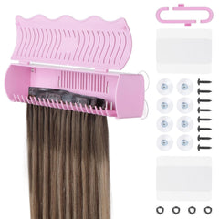 IDN Beauty Rose holder keeps wigs and extensions neatly stored after washing.