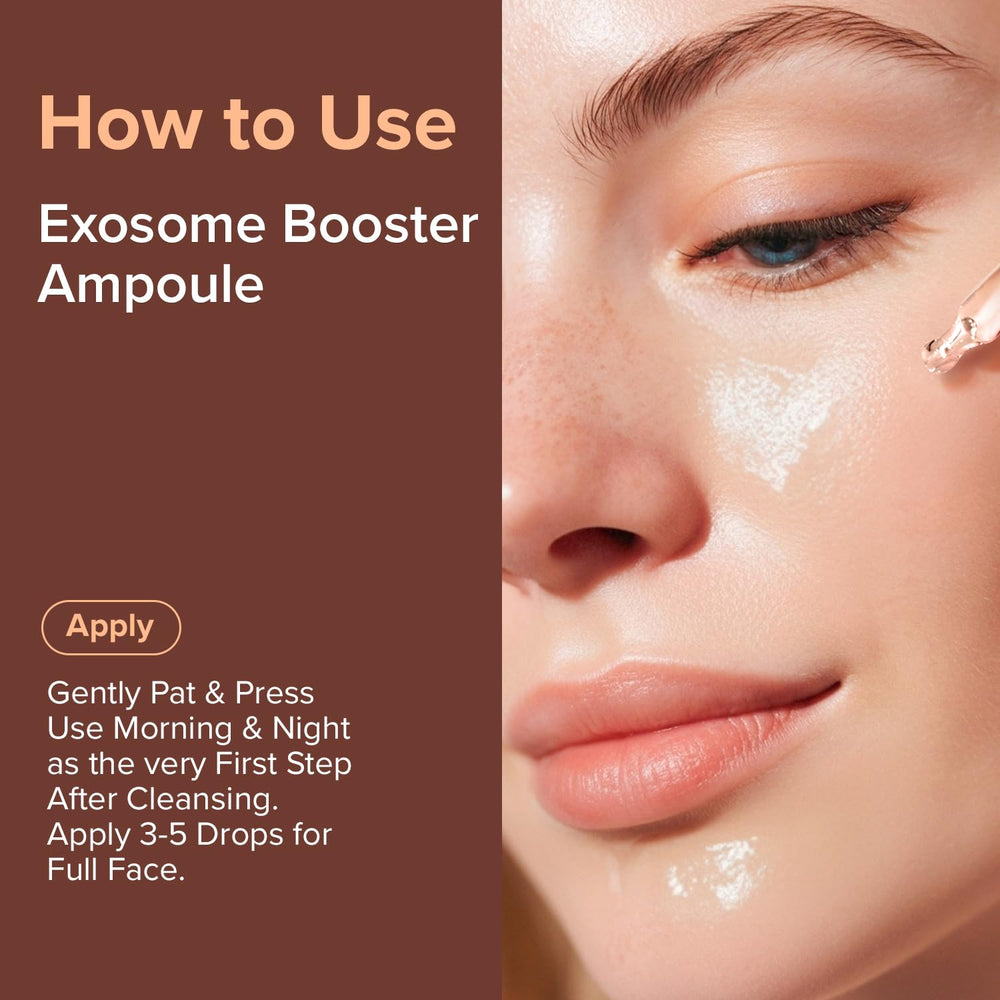 ID PLACOSMETICS Exo-V Booster daily routine for morning and night use.