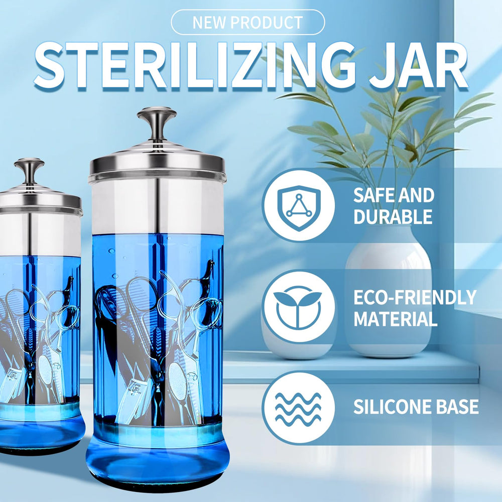 IEBARBER stainless steel lid highlights durable, professional use.