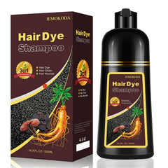 iemokoda burgundy hair dye shampoo covers grays across hair types