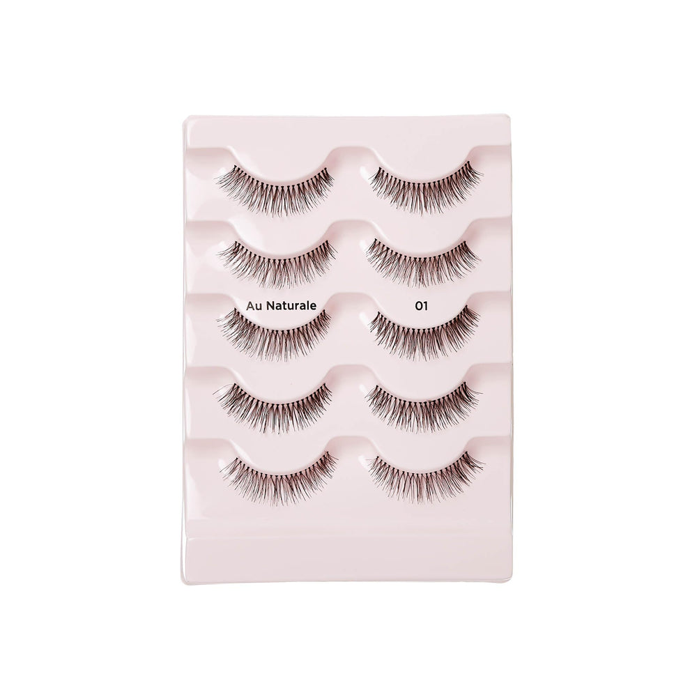 Five-pair pack of iENVY lashes provides versatile options per order.