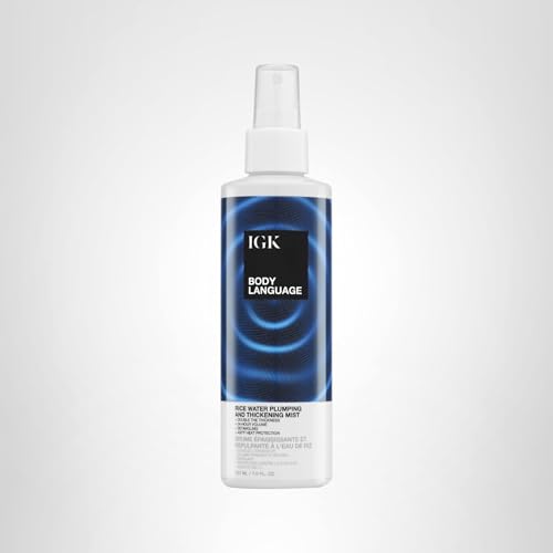 IGK Body Language packaging close-up shows clean, alcohol-free formula.