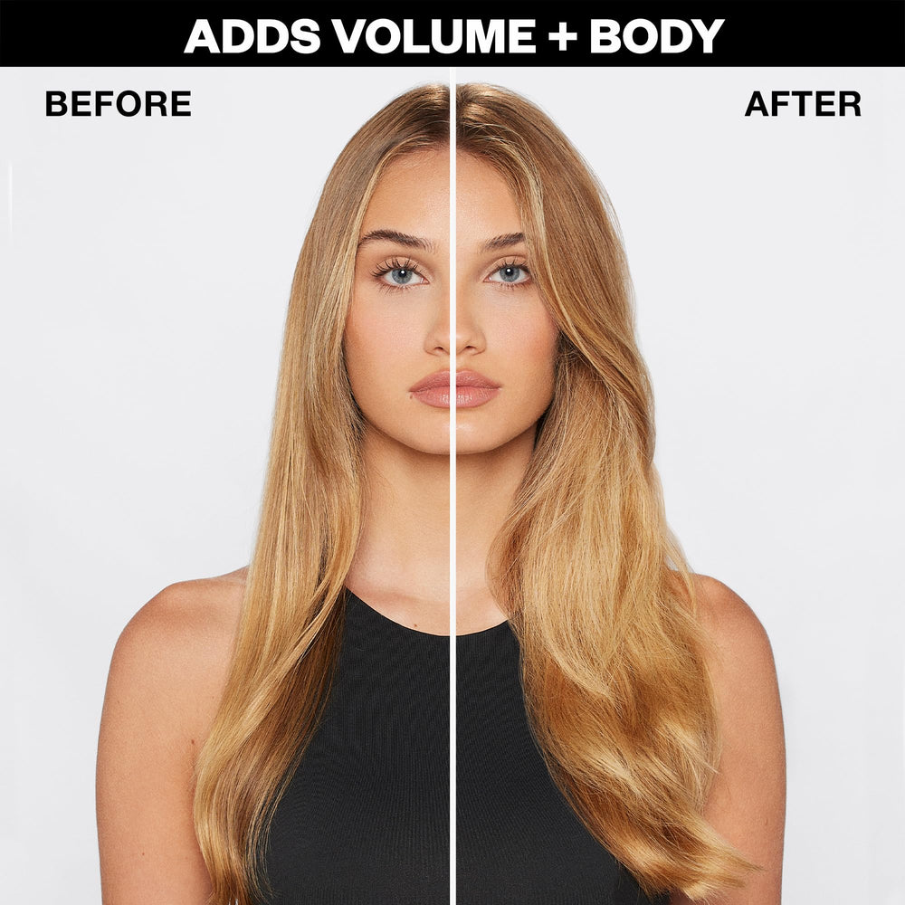 IGK Body Language vegan liquid collagen detail emphasizes plumpness and fullness.