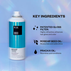 IGK Disco Disco UV protection image emphasizes color preservation under sun
