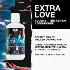 IGK Extra Love set box highlights vegan and cruelty-free hair care.
