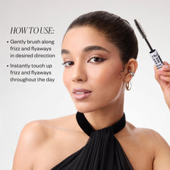 IGK Good Behavior Wand edge-control enables smooth styling along the hairline.