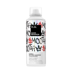 IGK Good Behavior hairspray bottle with flexible hold for long-lasting, brushable style