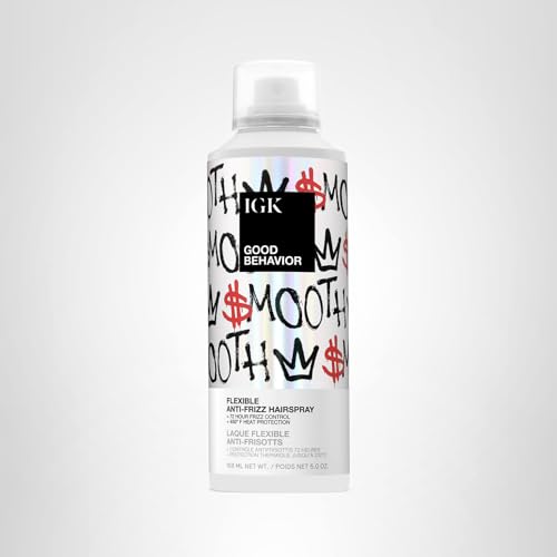 IGK Good Behavior hairspray packaging for convenient use