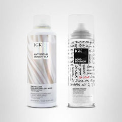 IGK Hair Treatment Full Size Set new scent label detail.