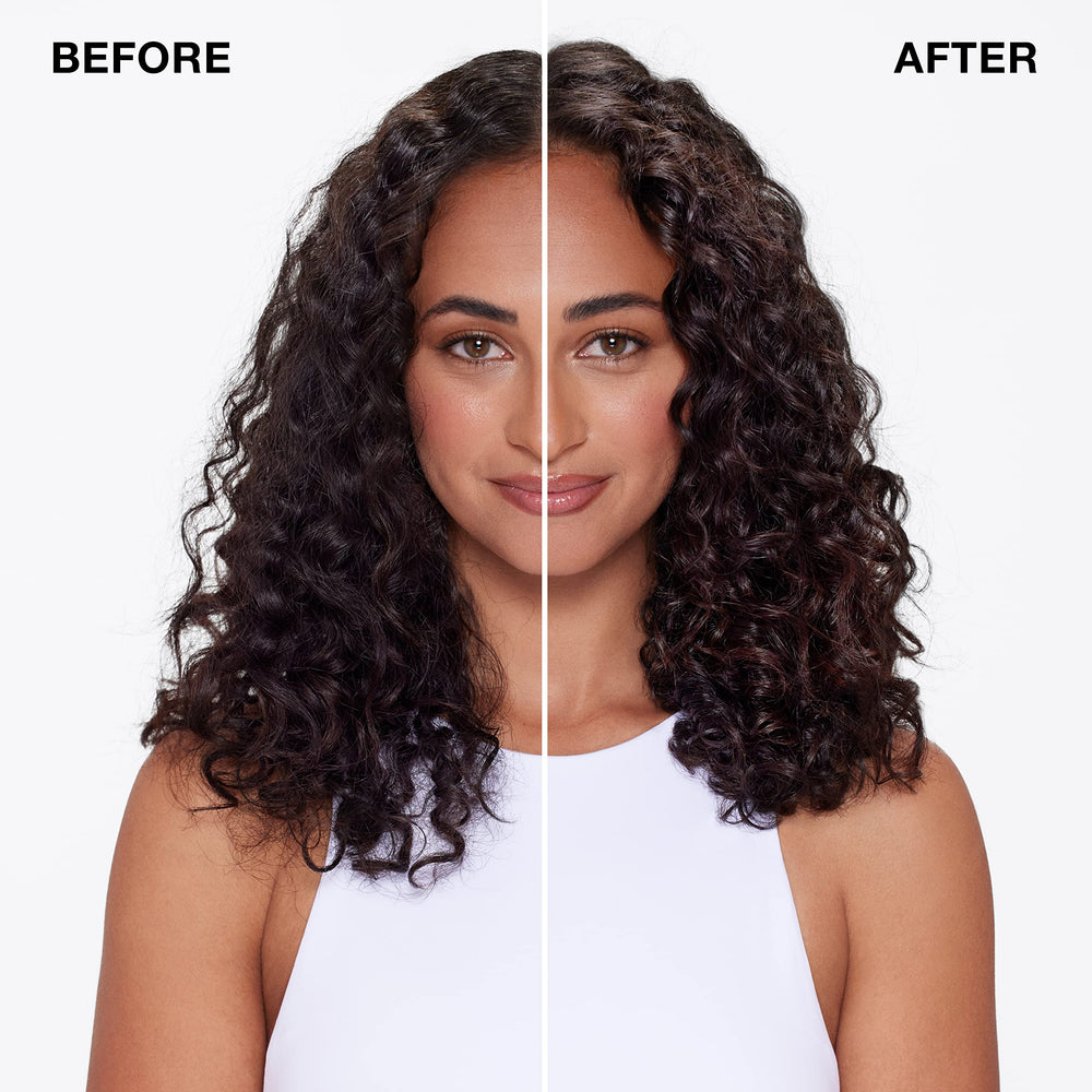 IGK Mistress frizz-control formula provides lasting shine and manageability.