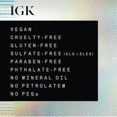 IGK Set packaging display showcases full-size bottles