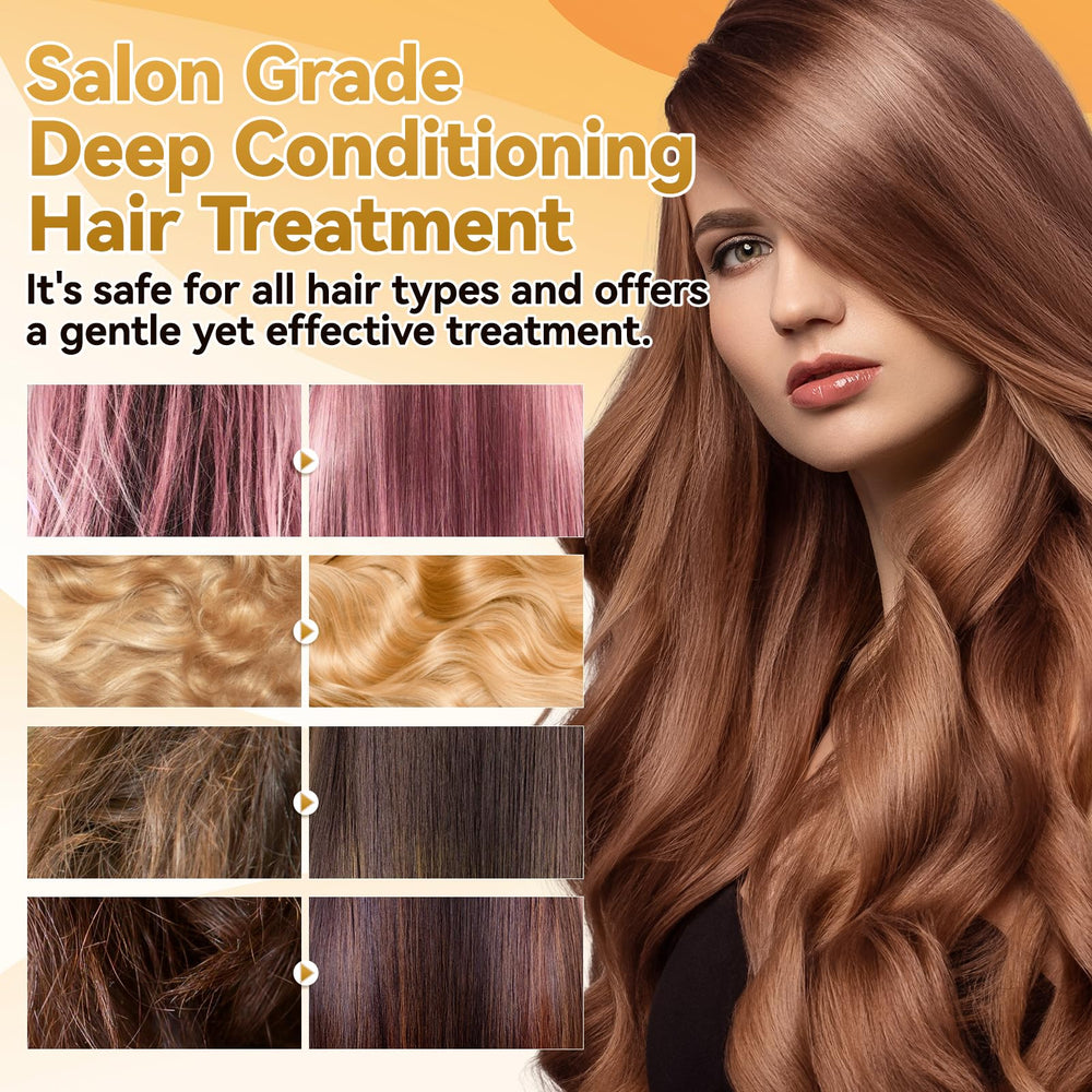 IIIMEIDU application on damp hair demonstrating easy at-home routine