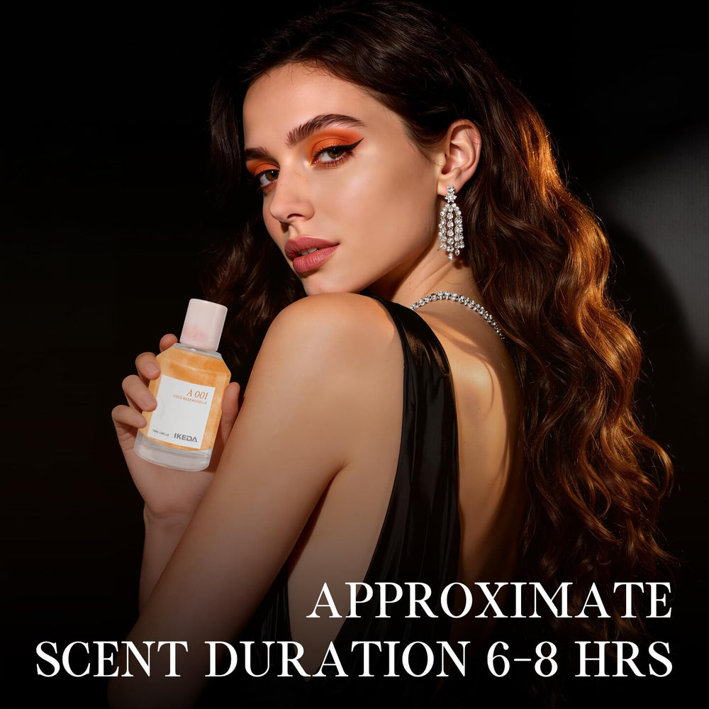 Ikeda Style-Life cap and label highlight minimalist chic on a modern fragrance.