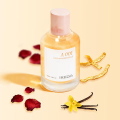 Ikeda Style-Life Women's Eau de Parfum bottle front shows elegant design and lasting aroma.