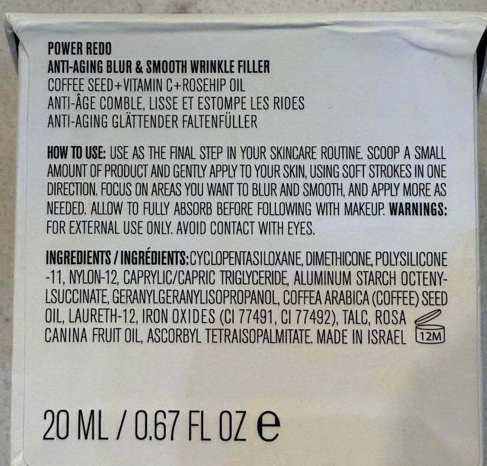 Il Makiage Power Redo packaging box highlights premium ingredients