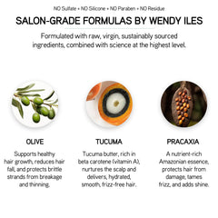 ILES FORMULA Hair detangling after wash; smoother, easier styling.