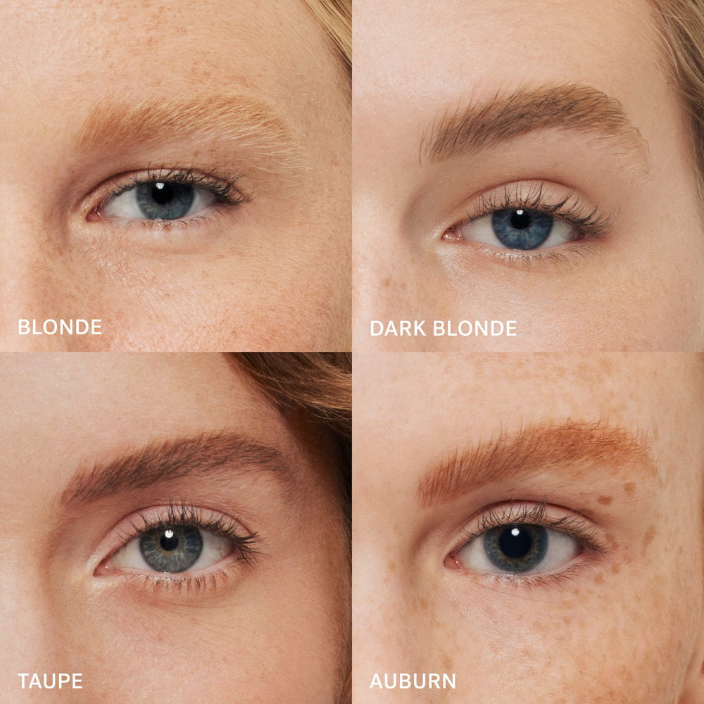 ILIA In Full Micro-Tip Brow Pencil with Spoolie vegan and cruelty-free makeup tool.