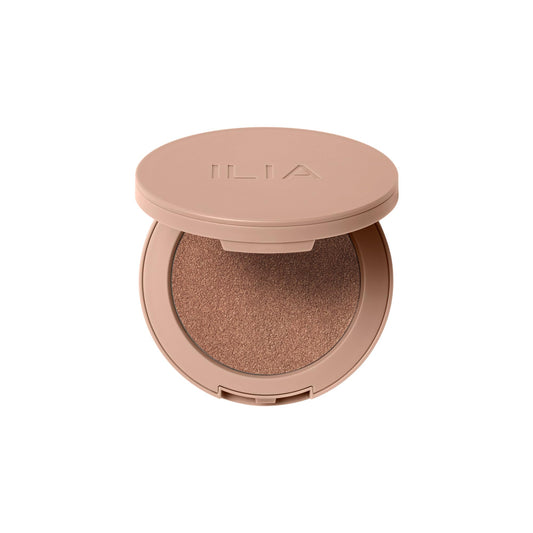 ILIA Sunshift Cream Bronzer Eclipse on skin for seamless blend and lasting warmth.