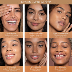 ILIA close-up showing hydrated, radiant skin texture