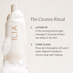 ILIA vegan cruelty-free packaging with sustainable materials and clean branding.