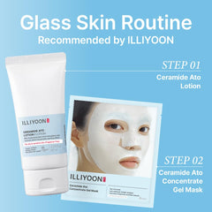 Illiyoon Ceramide Ato mask hypoallergenic formula suitable for sensitive skin.
