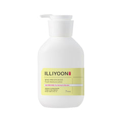 Illiyoon Fresh Moisture Lotion bottle closeup showing quick hydration and soft skin feel