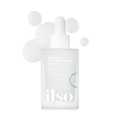 Ilso Moringa Tightening Pore Serum bottle close-up showing refined pores.