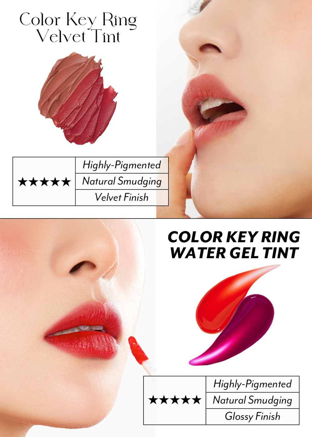 I'M MEME Velvet Tint texture close-up highlighting airy powder feel