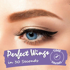 iMethod 2-Pen Winged Eyeliner Stamp right-wing delivers a balanced cat-eye with minimal effort