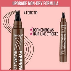 iMethod 24-hour wear ensures long-lasting brows through activities.