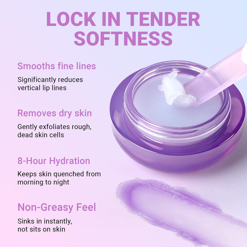 iMethod lip mask with hyaluronic acid on glossy lips for enhanced moisture