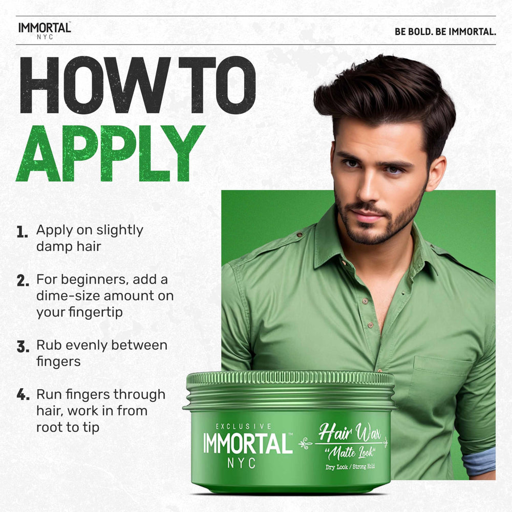 Immortal NYC Matte Look matte finish shot highlighting added volume.