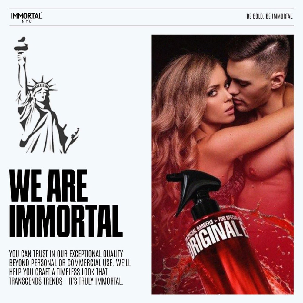 Immortal NYC Reserve 01 after-shave moisturizing formula for refreshed skin.