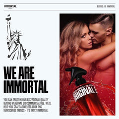 Immortal NYC Reserve 01 after-shave moisturizing formula for refreshed skin.