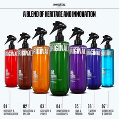 Immortal NYC Reserve 01 17 oz bottle with label emphasizes generous size.