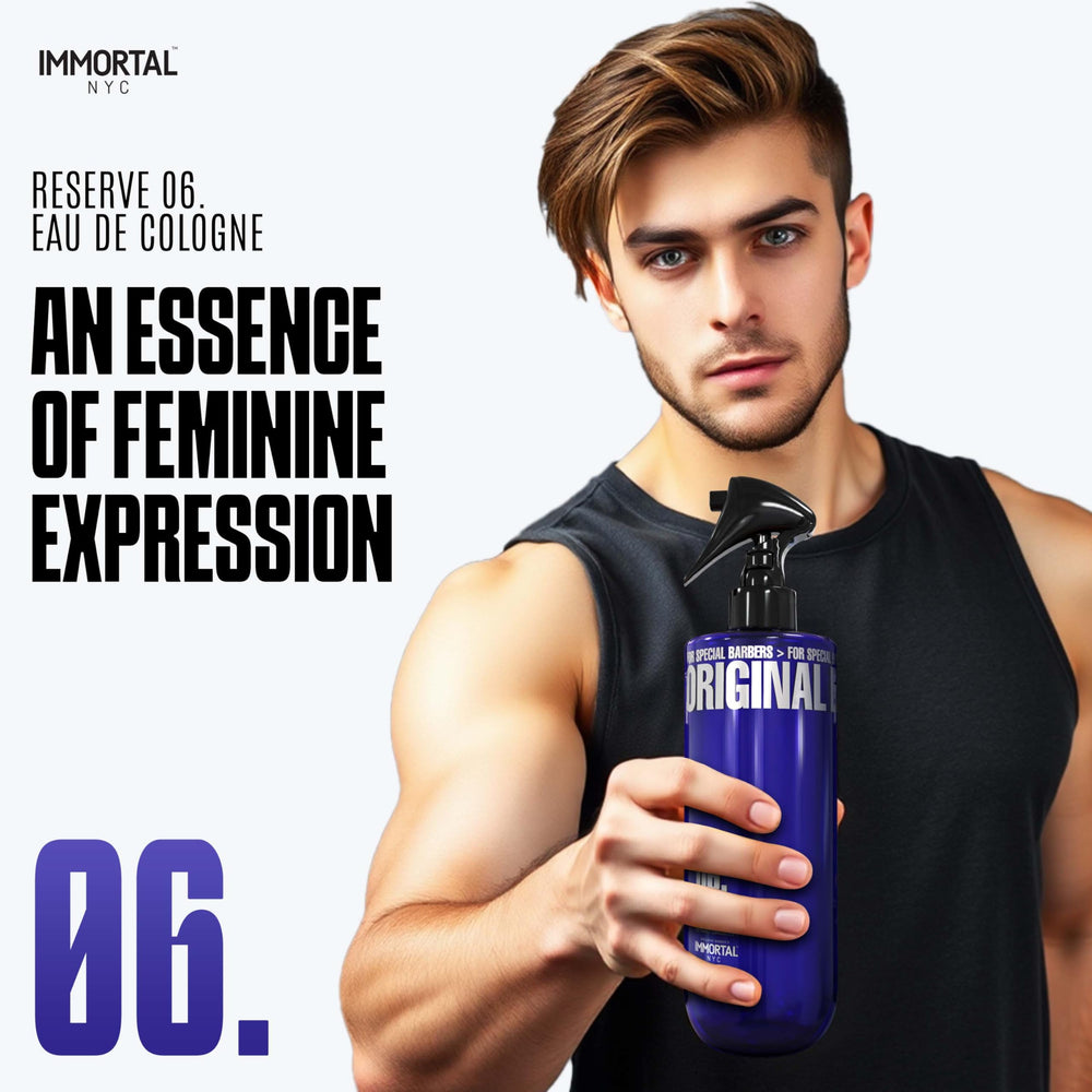 Immortal NYC Reserve 06 bottle spray, easy application for daily use