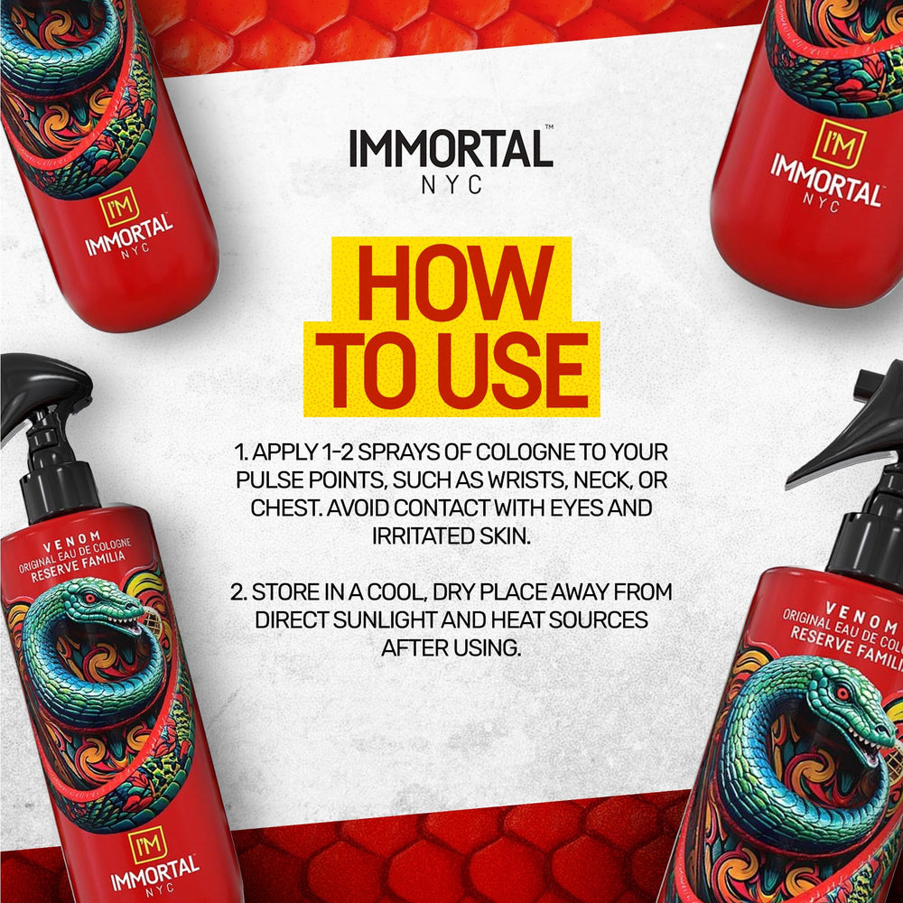 Immortal NYC Venom cap detail highlighting sleek design and easy grip.