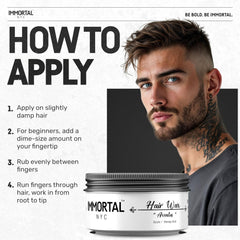 Immortal NYC Aventus full-size-150ml bottle for lasting daily hold.