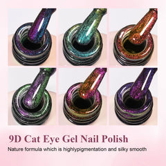 Imtiti 10ml cat eye gel polish bottle with shimmering finish for chic nails.