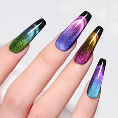 Gel polish curing under UV/LED lamp for durable, salon-worthy finish.