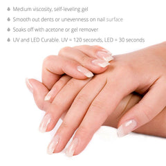 IN.HYPE Rubber Base Coat application on nail shows flexible, chip-resistant performance.