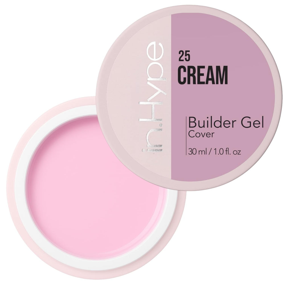 IN.HYPE camouflage gel 25 cream bottle, showing creamy finish for extended wear.