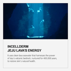 INCELLDERM Riman Serum EX drop texture—silky absorption for nourished skin.