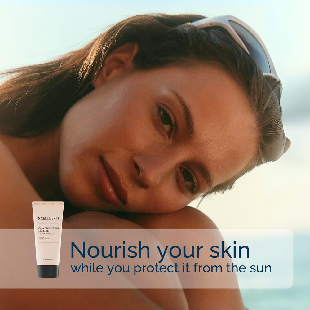 INCELLDERM Riman texture close-up shows lightweight hydration