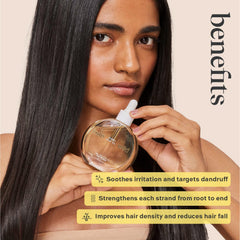 Inde Wild Champi Ayurvedic Hair Oil rosemary infusion ready for scalp massage
