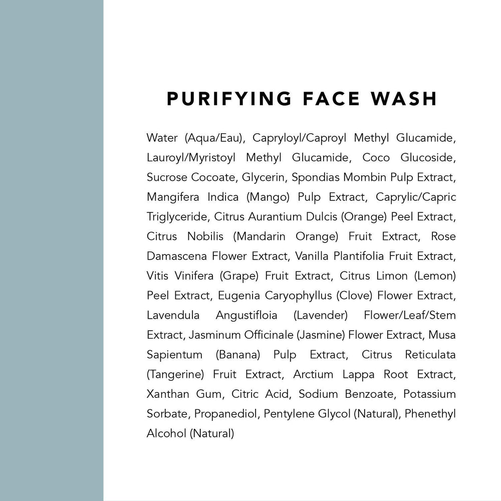 Texture close-up of Indie Lee Purifying Face Wash foamy wash on skin