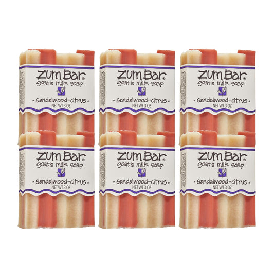 Indigo Wild Zum Goat Milk Soap bar packaging highlights natural ingredients for gentle cleansing.