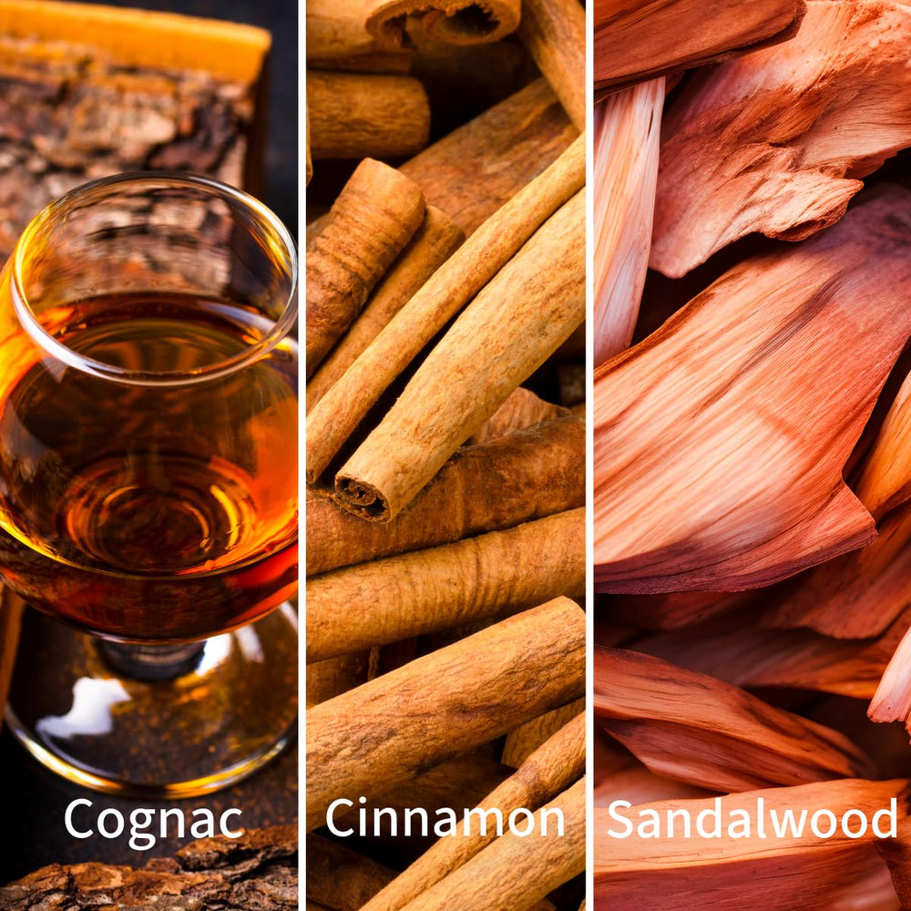 INDIRA SAN FRANCISCO Cognac Vanilla spray release illustrating smooth diffusion.