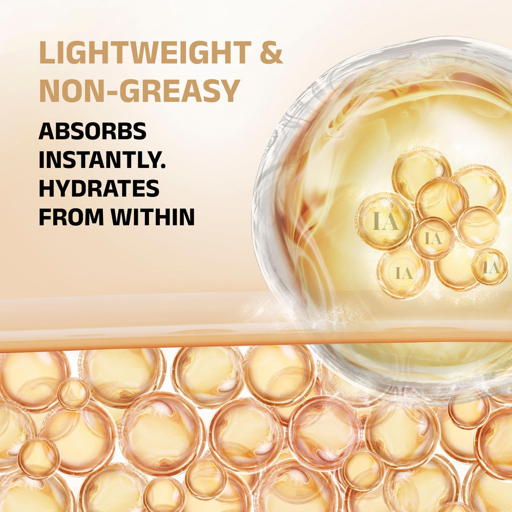 Hyaluronic acid and peptides provide deep hydration and subtle rejuvenation.