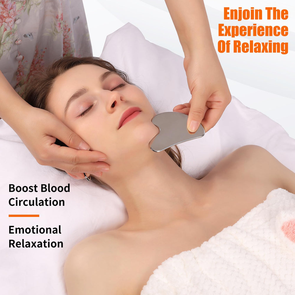 InfiniteRelax home spa routine setup for at-home facial massage